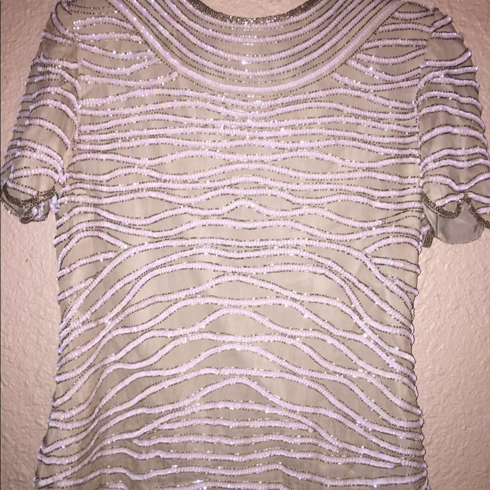 Vintage sequin top